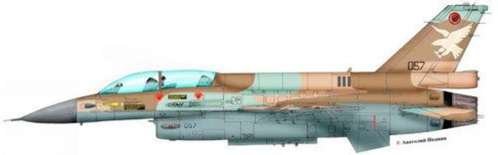 Scale Wings Israeli Air Force Barak Plastic Model Kit MDVSCW7201 1/72 F-16D