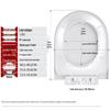 Larsd U-Shaped Soft-Close Thickened Toilet Seat