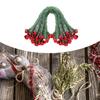 25x Christmas Garland Ties Twist Flexible 50cm,for Banister Stairs Railing Decorative for