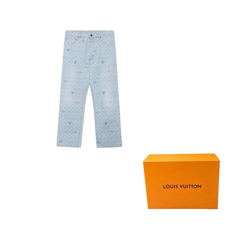 Louis Vuitton By Tyler The Creator Monogram Denim Pants 1AFPV5