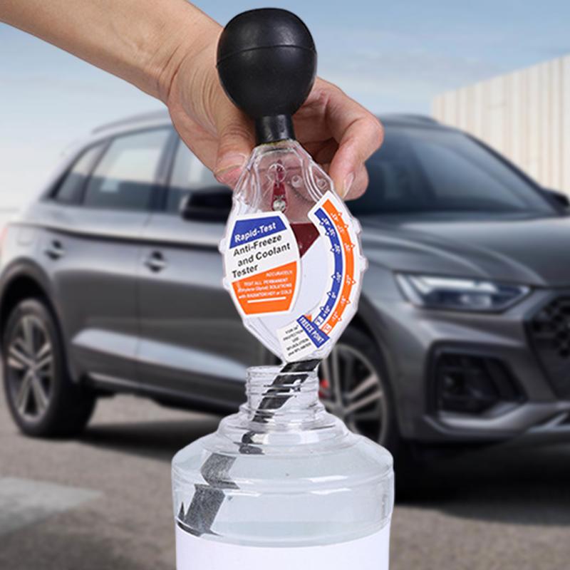 Antifreeze Coolant Tester Fast Acting Freezing Point Meter Antifreeze Tester Compact Coolant Tester Antifreeze Refractometer For