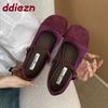 Fashion Soft Fashion Buckle Ladies Mary Janes Flats Shoes Casual Female Shallow Footwear Round Toe Women Ballet Flats Shoes