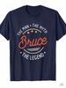 2025 Bruce Huunisex God Legend Tshirt Khmer Material Soft Breathable Round Neck Short Sleeve Top