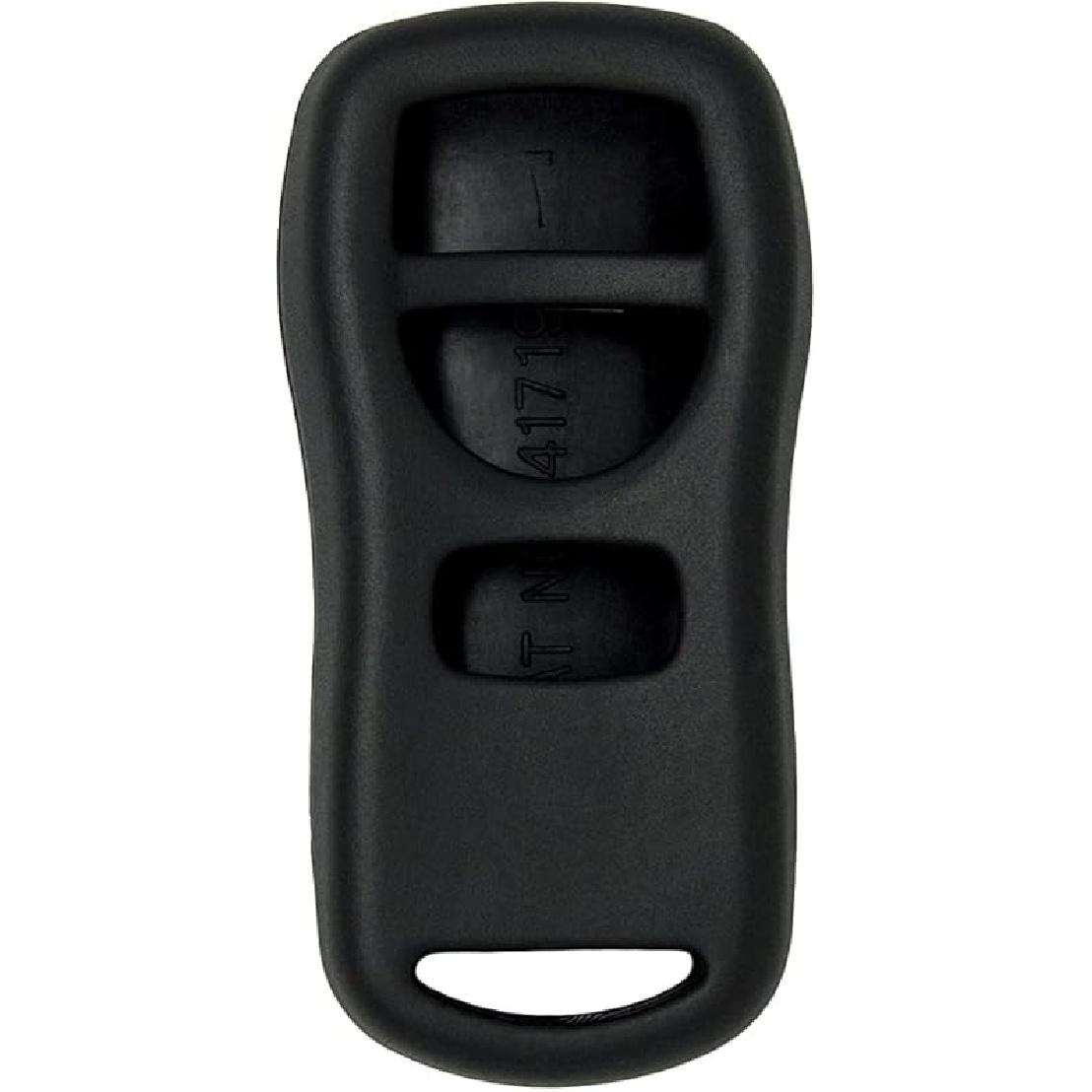 Keyless2Go Replacement for New Silicone Cover Protective Case for Select Nissan 3 Button Remotes - Black чёрный