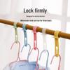 Windproof Non-Slip Clothes Drying Rack with Adjustable Locking Buckle