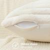 HAPIHAPPY New Faux Fur Throw Pillow Covers Winter Pillow Cover 18X18 Set of 2 Soft Plush Goose Down Pillowcase Fuzzy Home Pillow