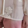Maxza Bohemian Floral Embroidery Volume Sleeve Blouse Ze05qb403nh
