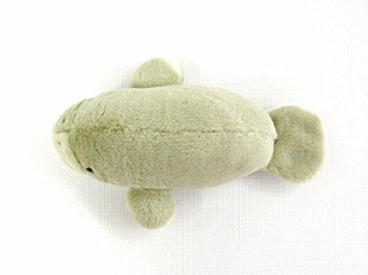 Manatee plush toy, small size, 20cm long