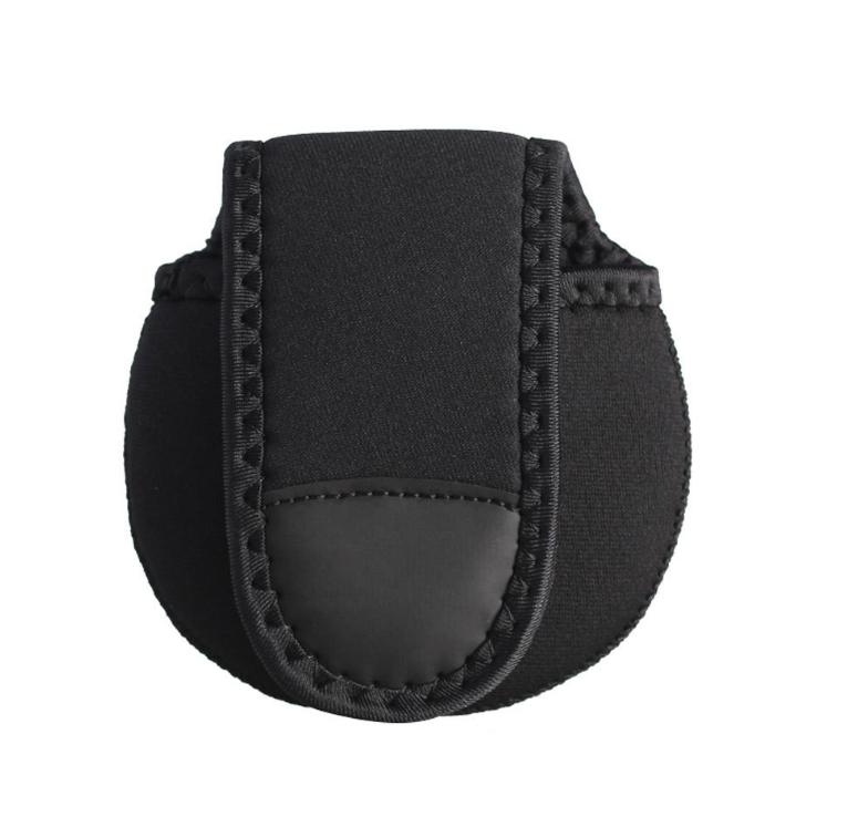 

1pcS SBR Fishing Wheel Storage Bag Adjust Fishing Tools Double Layer Thicken Waterdrop Wheel Pack Wear-Resistant Breathable Case чорний