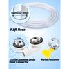 10ft Air Conditioner Drain Hose, 3/5 inch Portable AC Drain Hose Connector, Replacement for Universal Mini-Split Unit and Window Air Conditioner Unit