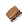 Michael Kors MK Soho Vintage Studded Flap Color Block Chain Commuter Canvas And Leather Crossbody Shoulder Bag Women Bags 30T1G1SL5C-NATURAL