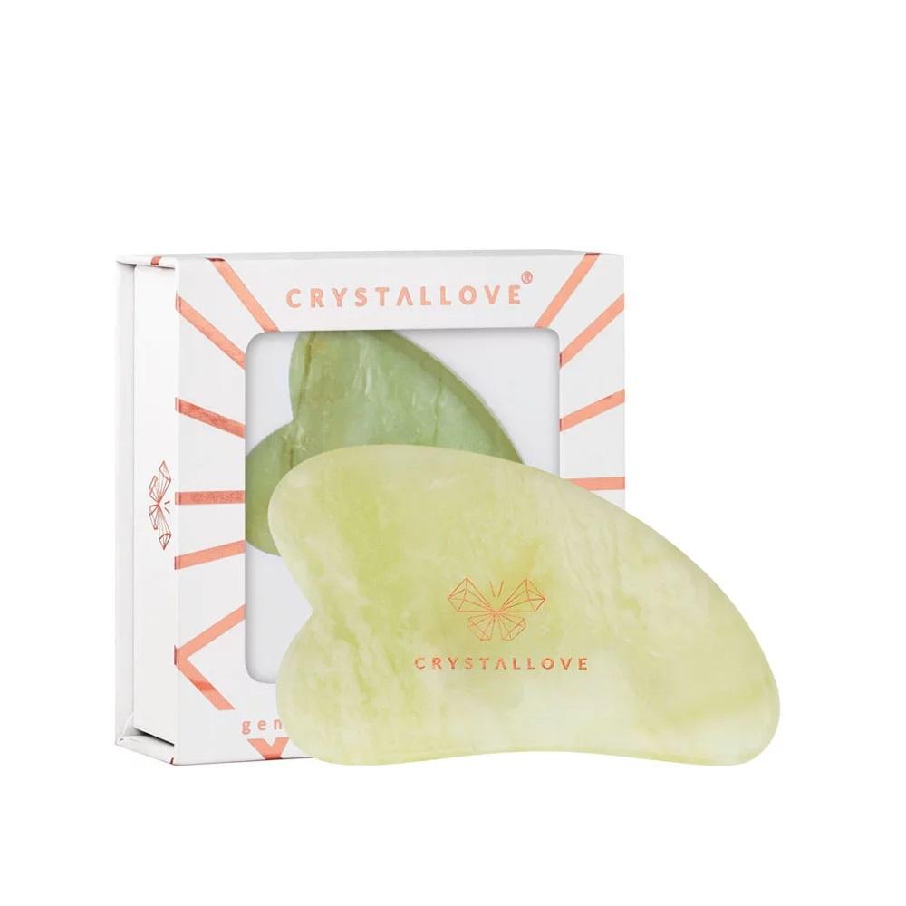 

CRYSTALLOVE Jadeite Facial Massage Gua Sha Tool - Жадеїтова пластина для масажу обличчя Gua Sha