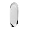 Nordic Style Stainless Storage Tray Cosmetics Jewelry Cake Plate for Office Desks(Silver L)