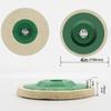 Angle Grinder Wool Polishing Wheel 4 Inch Round Wool Polishing Disc 10pcs Efficient Angle Grinder Wool Polishing Disc For Boats