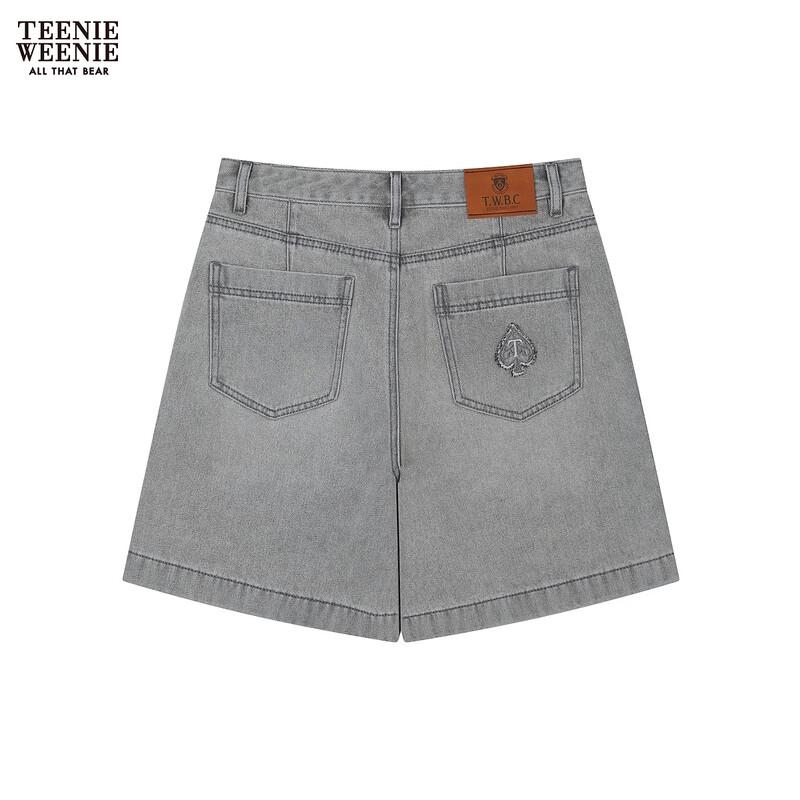 Teenie Weenie Women's Cartoon Bear Denim Shorts