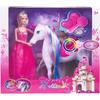 Magic Light Unicorn & Princess Doll, Unicorn Toys for Girls 3+, Gifts for Christmas Birthday for Kids Girls Aged 3 4 5 6 7 8