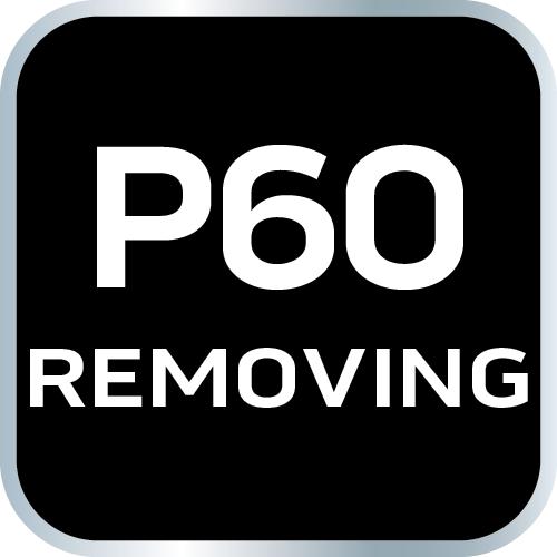 Sanding discs 150 mm, P60, 5 pcs, with 9 holes for 04-721