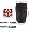 CHIFUN Front Fender Mudguard Extender for Suzuki V-strom 800 Vstrom 800DE DL800 DL800DE 2023-2026, Motorcycle Wheel Cover Splash Guard Extension Dust