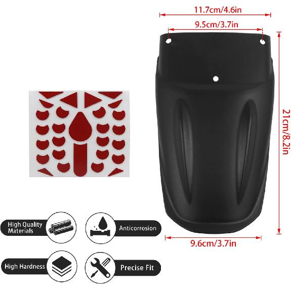 CHIFUN Front Fender Mudguard Extender for Suzuki V-strom 800 Vstrom 800DE DL800 DL800DE 2023-2026, Motorcycle Wheel Cover Splash Guard Extension Dust