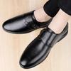 Loafers Round Toe Soft Man Casual Shoe Leather Retro Summer Sale Designer High Quality Common Adults Shoes for Men Black