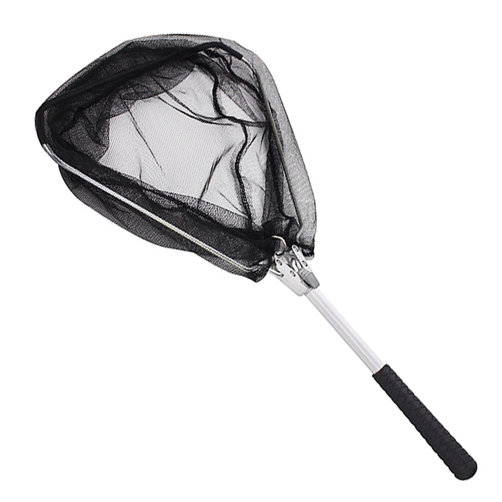 Folding Fish Landing Net  Triangular Fly Fishing Net Fish Catching or Releasing