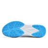 Li Ning Flying Eagle Slip Resistant, Abrasion Resistant, Breathable Badminton Shoes Unisex White Blue AYTU001-2