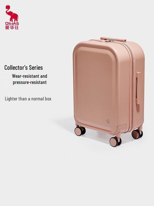 OIWAS Stylish 24-inch Checked Suitcase