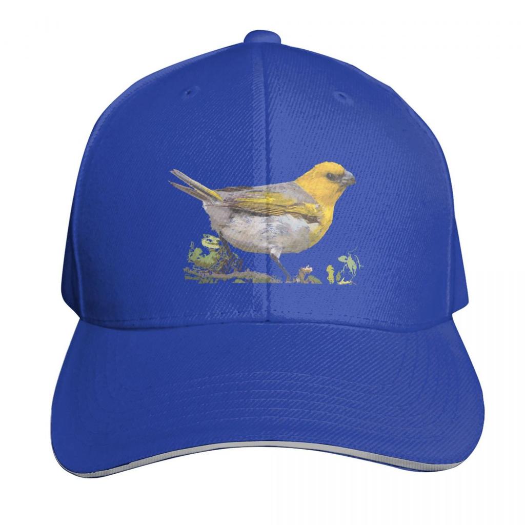 Palila Hawaiian Honeycreeper Baseball Cap Snap Back Hat Hat Unisex Golf Hat Icon Girl Unisexs