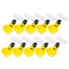 10Pcs 20/25mm Automatic Chicken Quail Drinker Bowl Bird Water Cups Thread Connecting Pipe Poultry Quail Bird Drinking Supplies