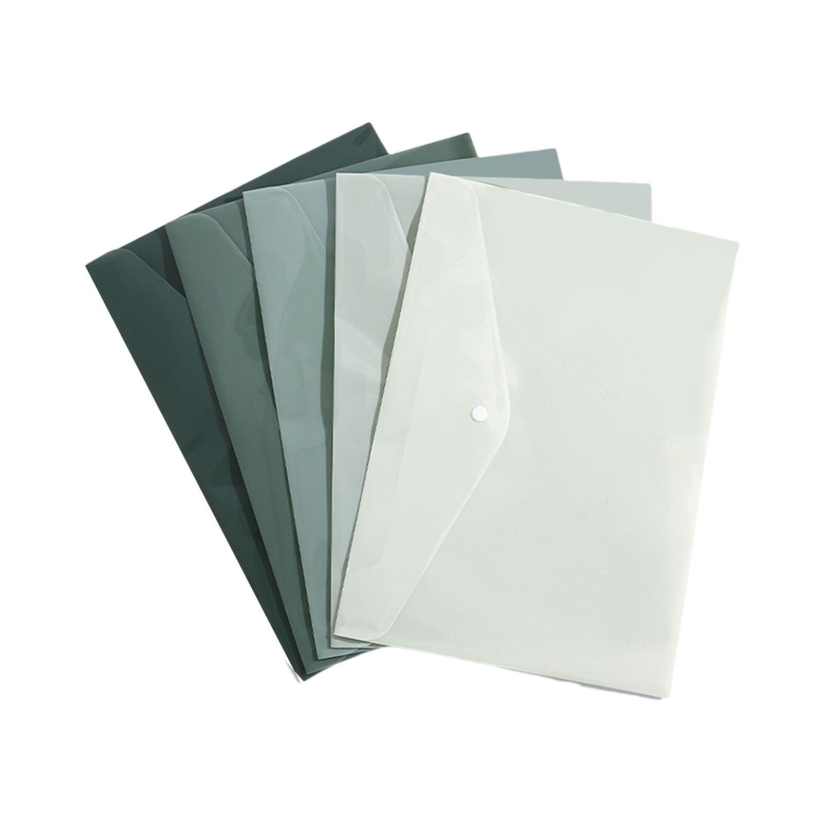 

Папка-конверт с застежкой на кнопку, водонепроницаемые папки для документов, папка-регистратор формата Letter, вмещает 50 листов 4