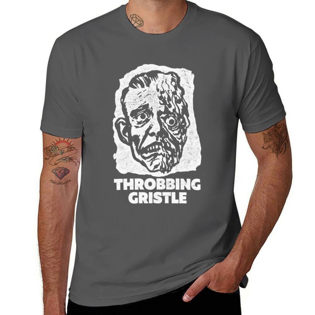 Throbbing Gristle T-Shirt Funny T Shirts Man Man T Shirts Cotton T-Shirt