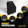 MIKKUPPA Roll Bar Storage Bag -Compatible with 1997-2023 Jeep Wrangler JK TJ LJ & Unlimited JL 4-Door-Saddle Bag Cargo Organizer