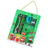 Set di Cancelleria Natalizia Cartone Animato Motivo Natalizio Temperamatite Gomme Matite Kawaii Scuola