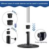 6pcs Umbrella Stand Parts Replacement Kit Plastic Parasol Stand Replacement Parts Wearproof Umbrella Base Bracket Hole Ring Cover