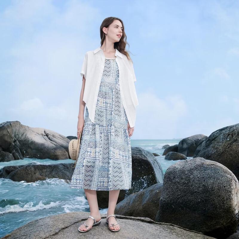 Women's Bohemian Print Cami Maxi Dress