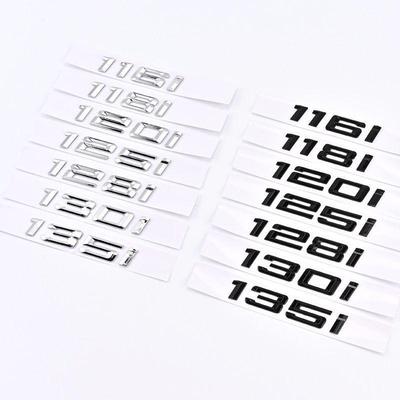 Números de Desplazamiento para Emblema de Maletero Trasero para BMW Serie 1 Modificado 120i-135i