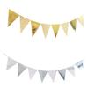 Birthday Party Bunting Hanging Decoration Metallic Bunting Birthday Party Accessory for Festival Occasion Photography
