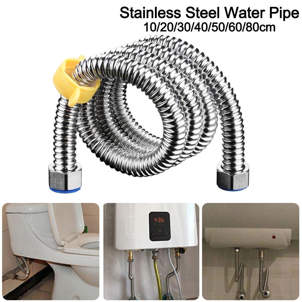 Corrugated Plumbing Hose with Wrench Faucet Connector Hose Water Purification System