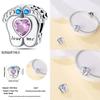 copper Heart Shaped Warm Family Love Mother Pendant Baby Feet Pacifier Charm Bead Charms Bead Charms Compatible With Bracelets Jewellery Gift