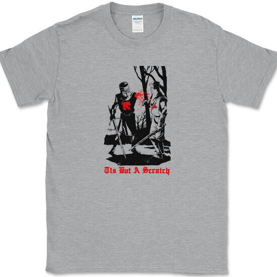 Tis But A Scratch T-Shirt Funny Humor Gift Joke Graphic Tee XXXL