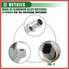 ACROPIX Engine Coolant Thermostat Housing Assembly, for Jeep Cherokee 2014-2021, Metal, 816-194, Silver Tone Car Parts