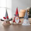 Christmas Creative Santa Claus Painted Iron Bell Pendant Christmas Tree Decoration Pendant Shopping Mall Pendant