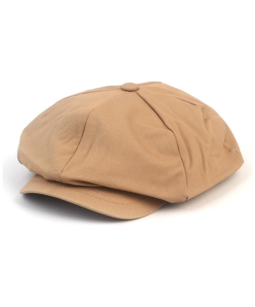 Yunibeosyeolkemiseuteuli Ct Beige Loose Fit Newsboycap