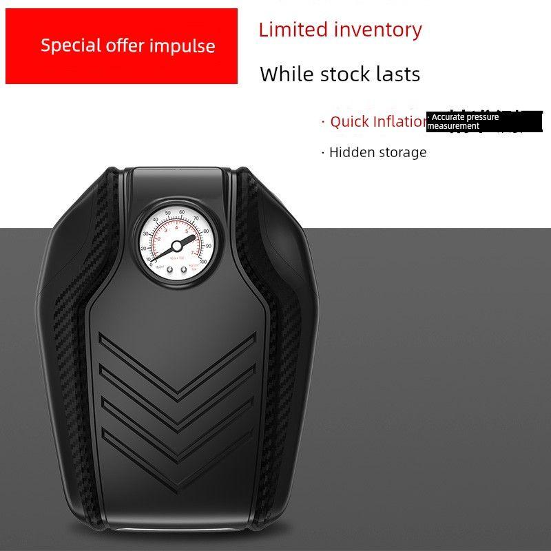 

Car Air Pump Portable Electric Tire Inflator for Cars Multifunctional 12V Air Pump for Vehicles Mechanical Model-Without Light