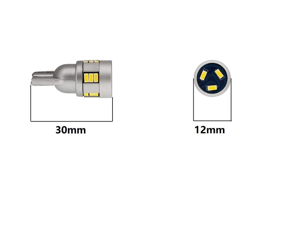 BestQ LED Bulb T10 High Super 3014 for Position License Plate Interior Reverse 2 Bulbs Included Brightness, Bright, White, 18-LED Chip, 10V-24V,