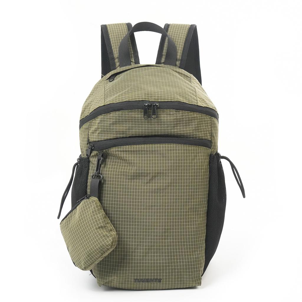 Schoolbag fashionable new lightweight folding backpack casual large-capacity schoolbag scratch-resistant and wear-resistant outdoor portable folding