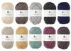 Raw Wool Knitworm Yarn 10 Balls Set Melange L Melange Extra Thick 30g Wool Acrylic Assortment (45m) 60% 40% (31. 3)