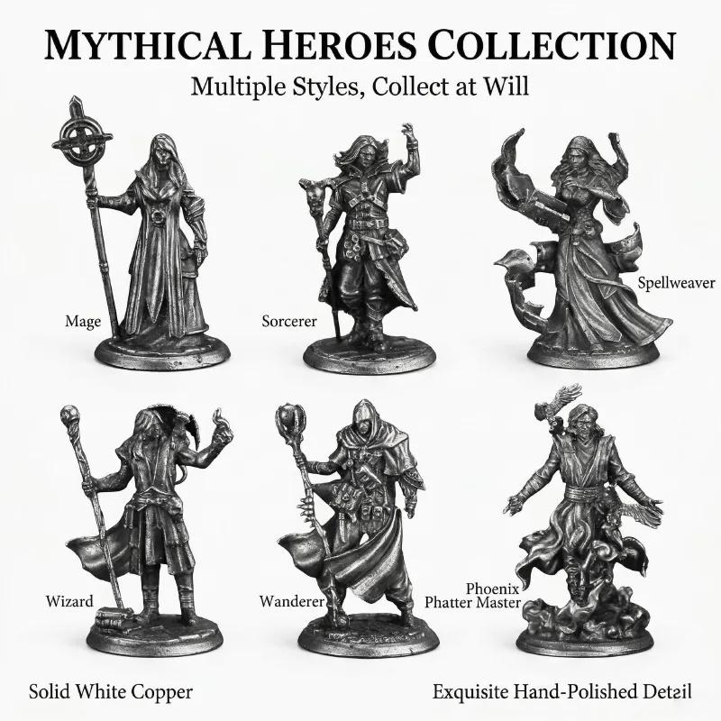 Metal Soldier Action Figure Miniature Board Game Model Desktop Ornament Collection Toy Gift