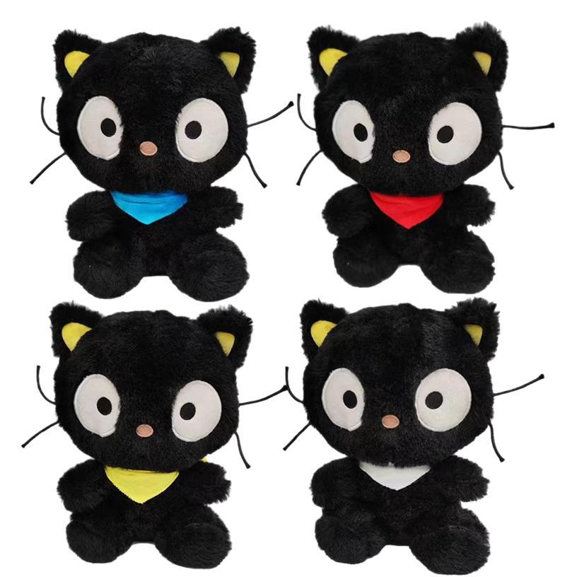 Black Cat Chococat Plush-Sanrio Chocolate Cat Plush Doll Toy