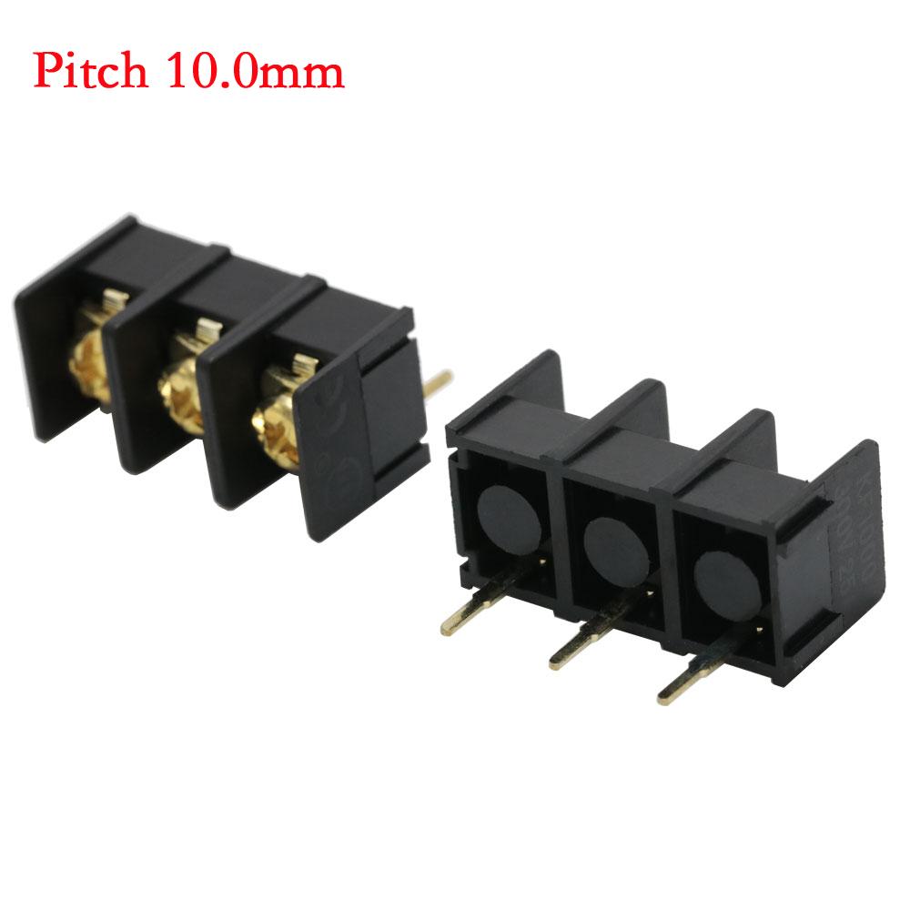7.62mm 8.5mm 10.0mm Pitch KF7.62 KF8500 KF1000 2in 3in 4Pin Screw Terminal Block Connector PCB Terminal Block Connectors